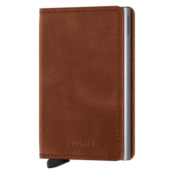 SECRID Slimwallet Vintage Cognac-Silver 8718215288060